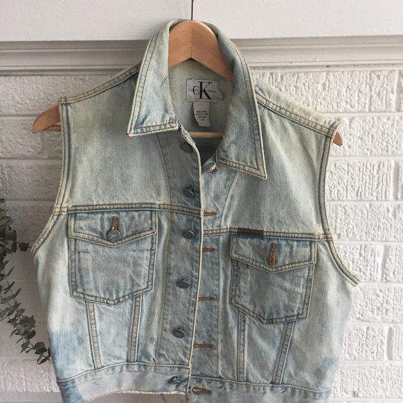 Calvin Klein Jackets & Blazers - Vintage Calvin Klein Denim Vest